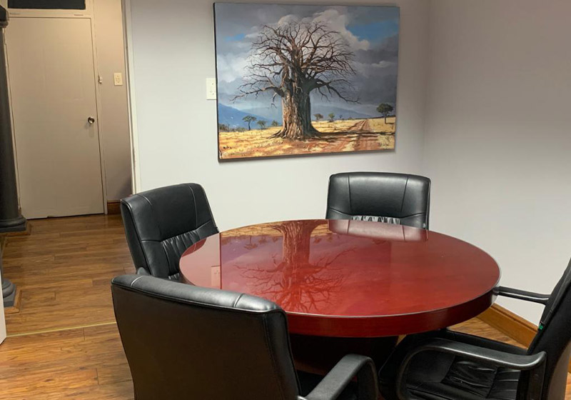 Inside the Legends Financial Brokers office, eMalahleni